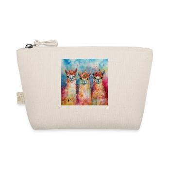 Modern & Colourful Alpaca Wall Art by Bodhi - Organic Pouch - nature - Front