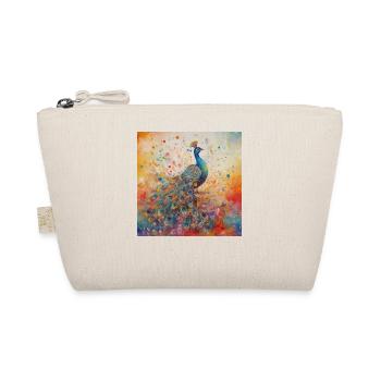 Modern & Colourful Peacock Wall Art by Bodhi - Organic Pouch - nature - Front