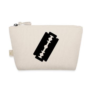 Lame de rasoir logo. - Trousse biologique - nature - Devant