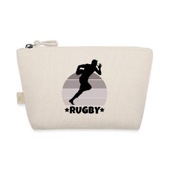 rugby, rugby-sport, rugby-fan - Bio-Täschchen - Natur - Vorne