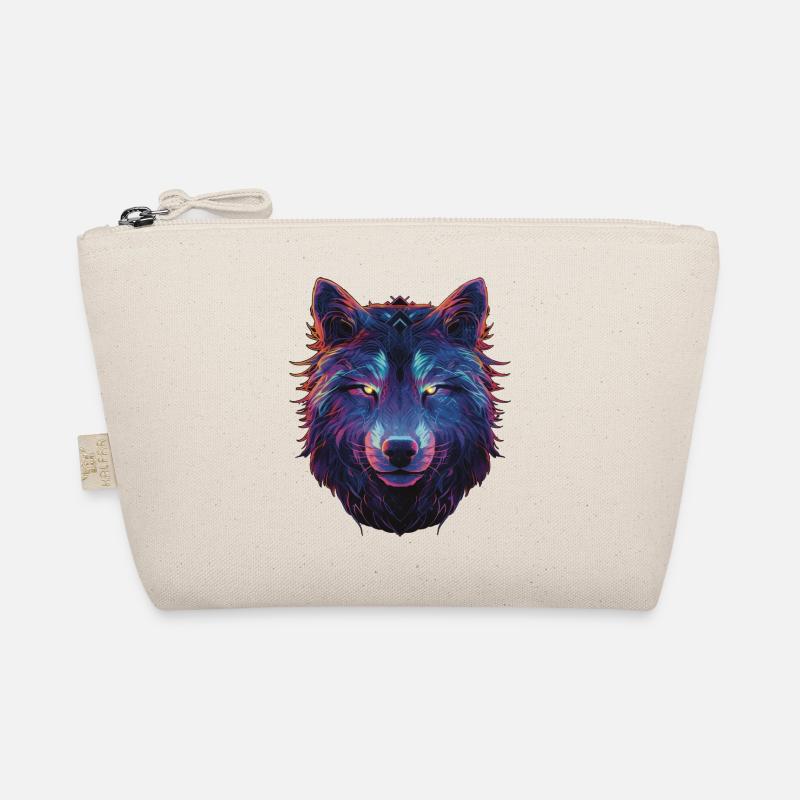 Wild Wolf - Bio-Täschchen - Natur