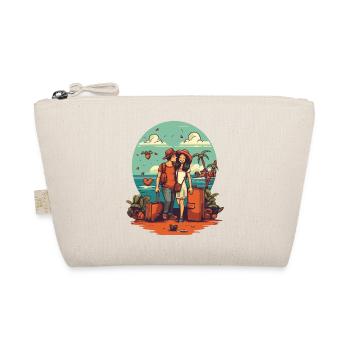 Travel with love - Organic Pouch - nature - Front
