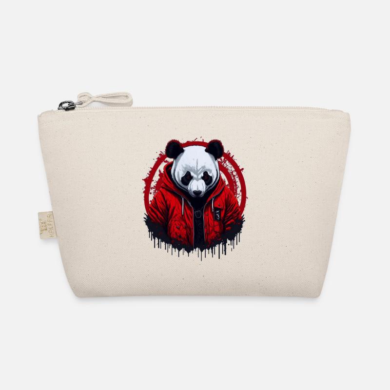 Panda Street Style - Bio-Täschchen - Natur