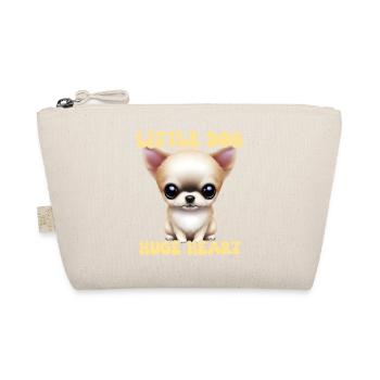Petit Chihuahua au grand cœur - Trousse biologique - nature - Devant