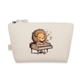 Piano Lion - Organic Pouch - nature - Front