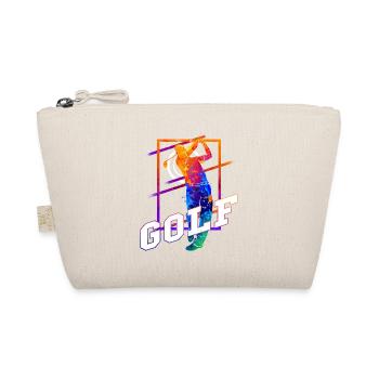 Golf Golf Golfer Sport Hobby Club Vintage - Organic Pouch - nature - Front