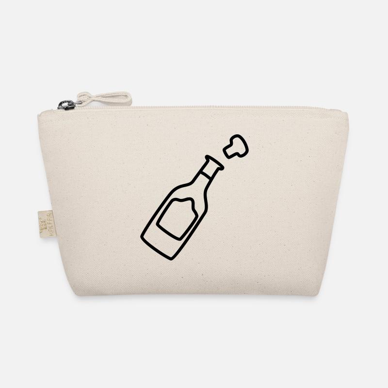 sektflasche mit Korken 1 Bio-Täschchen