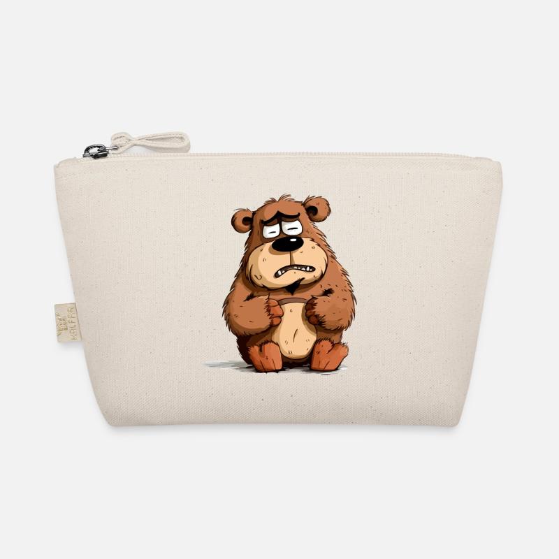 Jacky the grumpy bear Organic Pouch