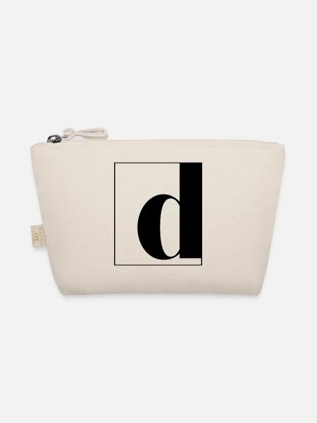 Buchstabenalphabet d - Bio-Täschchen - Natur