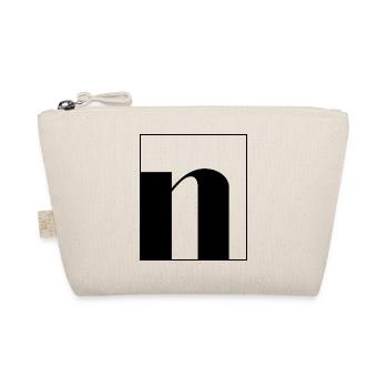 Letter alphabet n - Organic Pouch - nature - Front