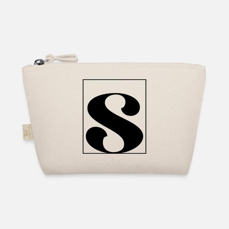 Letter alphabet s Organic Pouch
