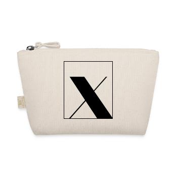 Letter alphabet x - Organic Pouch - nature - Front