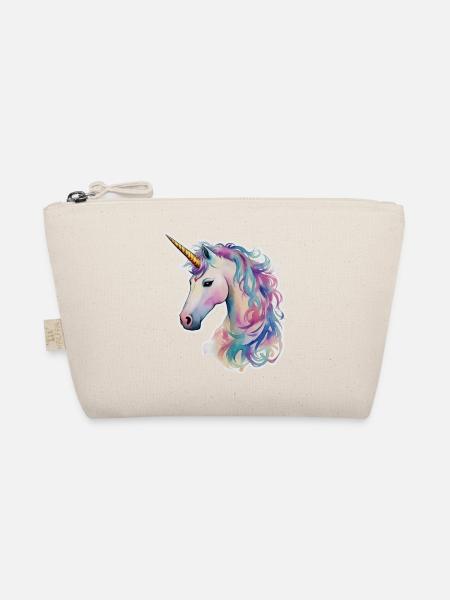 Einhorn - Bio-Täschchen - Natur