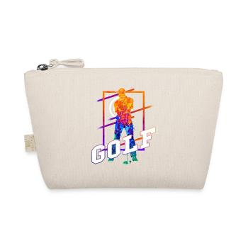 Golf Golf Golfer Sport Hobby Club Vintage - Organic Pouch - nature - Front