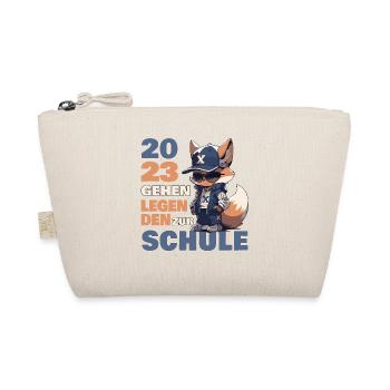 Einschulung 2023 Fuchs Legenden Schule Schulkind - Bio-Täschchen - Natur - Vorne