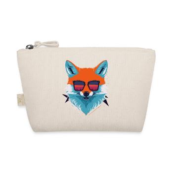 Sournois et élégant: T-shirt rétro agressif Fox - Trousse biologique - nature - Devant