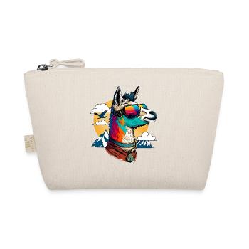 Lama avec lunettes de soleil - Trousse biologique - nature - Devant