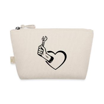 Craftsman Handyman Craft Tool Construction Site - Organic Pouch - nature - Front