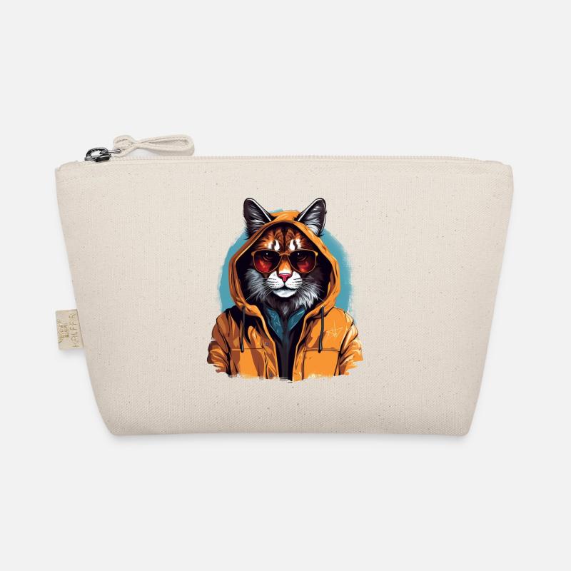 Streetstyle-Luchs | Luchs-Liebhaber - Bio-Täschchen - Natur