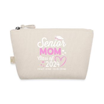 Proud senior mom 2024 graduation class senior - Trousse biologique - nature - Devant