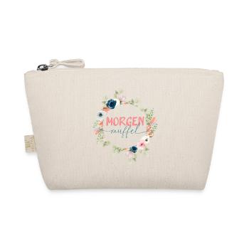 MORGENMUFFEL! personalisierbar - Bio-Täschchen - Natur - Vorne