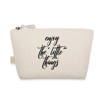 enjoy the little things - Bio-Täschchen - Natur - Vorne