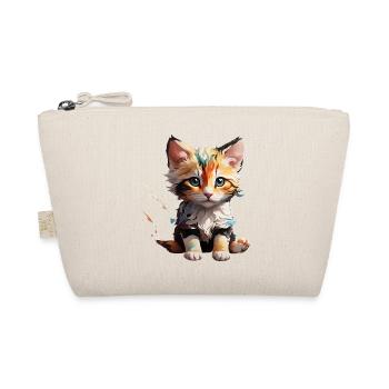 Cat small - Organic Pouch - nature - Front