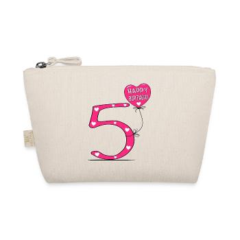 5 Anniversaire Joyeux anniversaire - Trousse biologique - nature - Devant