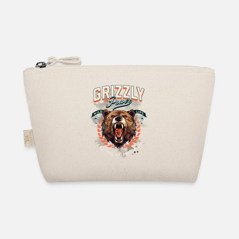 Bear Grizzly Roars Bear’s Head Nature Wilderness Forest Trousse biologique