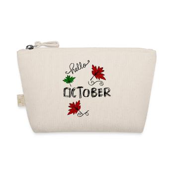 Oktober Herbst - Bio-Täschchen - Natur - Vorne