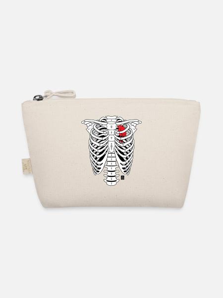 SKELETON - Organic Pouch - nature