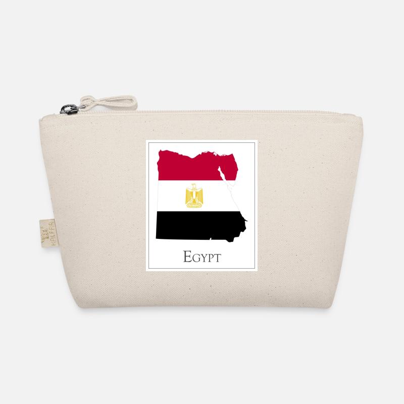 Flagge Ägypten, Map - Bio-Täschchen - Natur