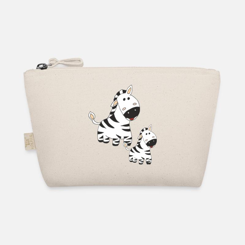 zebra mutter und kind Bio-Täschchen