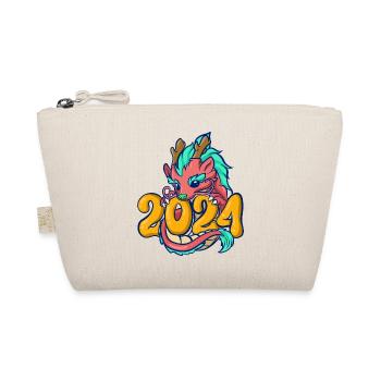 Chinese New Year Dragon China Asian I Gift - Organic Pouch - nature - Front