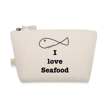 I love Seafood 2 - Organic Pouch - nature - Front