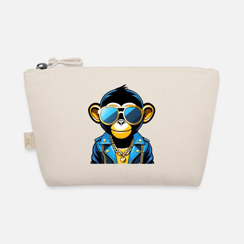 Singe avec des lunettes de soleil Trousse biologique