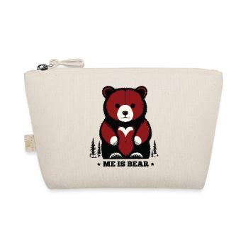 Me is Bear - Organic Pouch - nature - Front