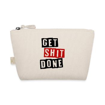 GET SHIT DONE - Bio-Täschchen - Natur - Vorne