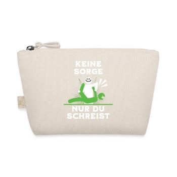 Therapie Spruch Physio Massage Beruf Humor - Bio-Täschchen - Natur - Vorne