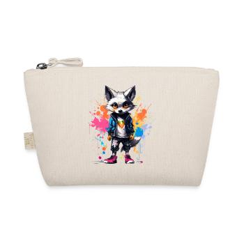 Fox in the Art House: un t-shirt artisanal plein de flair! - Trousse biologique - nature - Devant