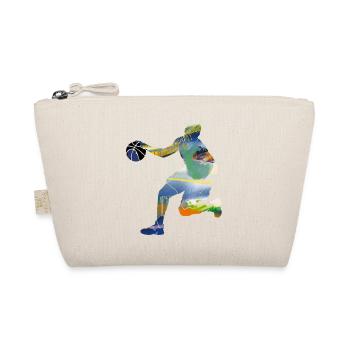Basketball,ball, bunt , Graffiti - Bio-Täschchen - Natur - Vorne
