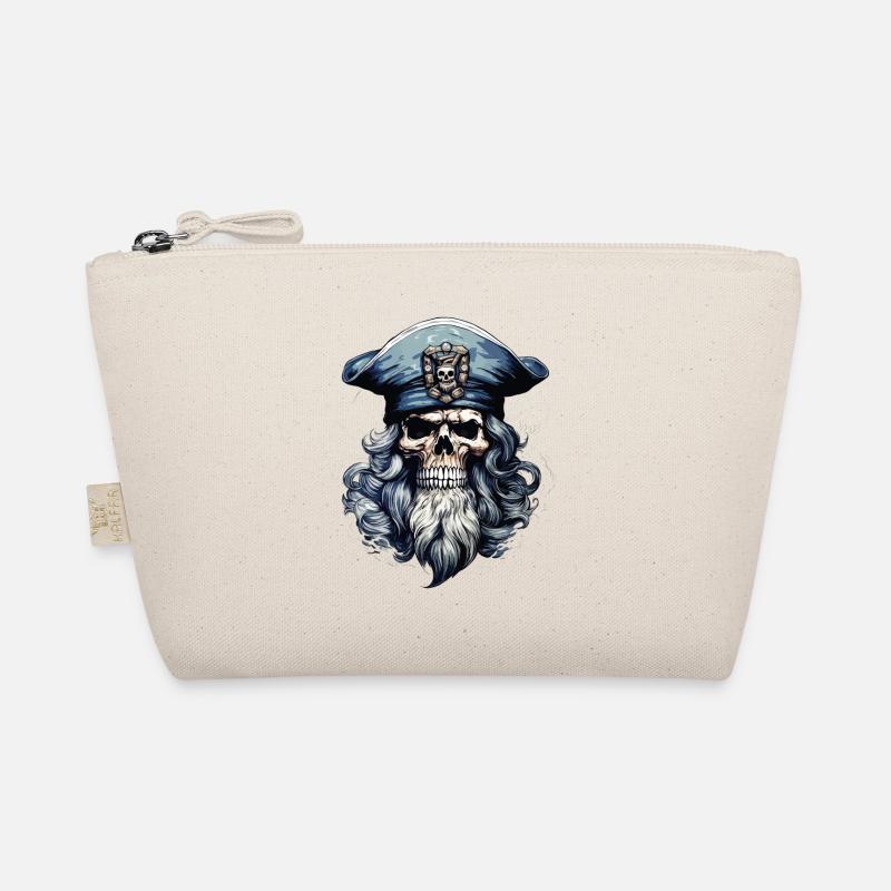 Sailor Skull Skull Captain Ahoy Ship Trousse biologique