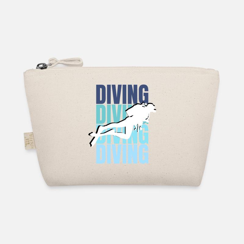 Diving Passion: Explore the Deep Blue Organic Pouch
