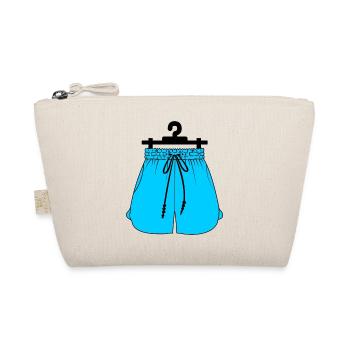 Short de sport bleu ou pantalon de survêtement sur les vêtements h - Trousse biologique - nature - Devant