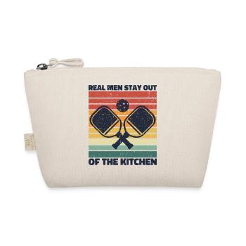 Pickleball - Real Men Stay Out Of The Kitchen - Organic Pouch - nature - Front