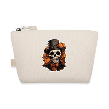 Crâne fin avec chapeau - Trousse biologique - nature - Devant