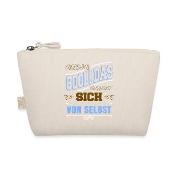 geburtstagsgeschenk spaß lustig statement - Bio-Täschchen - Natur - Vorne