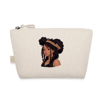 Pretty Woman with Dreads - Organic Pouch - nature - Front