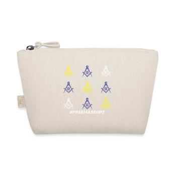 Masonic Gift I Masonic Freemasonry Tshirt - Organic Pouch - nature - Front