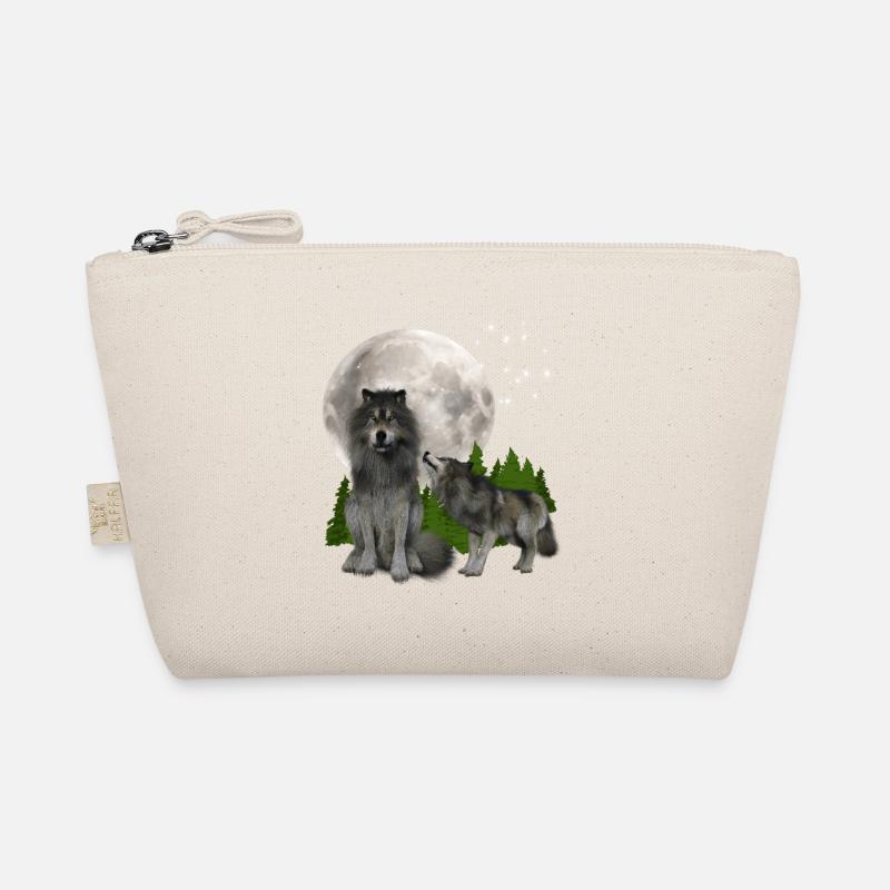 Wolf Gifts- Wolf Tshirt Organic Pouch